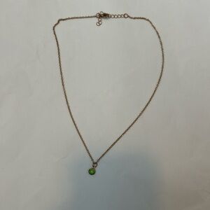 green gem necklace